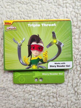 Marvel Story Reader Go Triple Threat Board Card Spidey Amazing Friends 2024